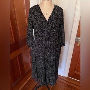 Torrid Black and White Polka Dot Dress Size 16